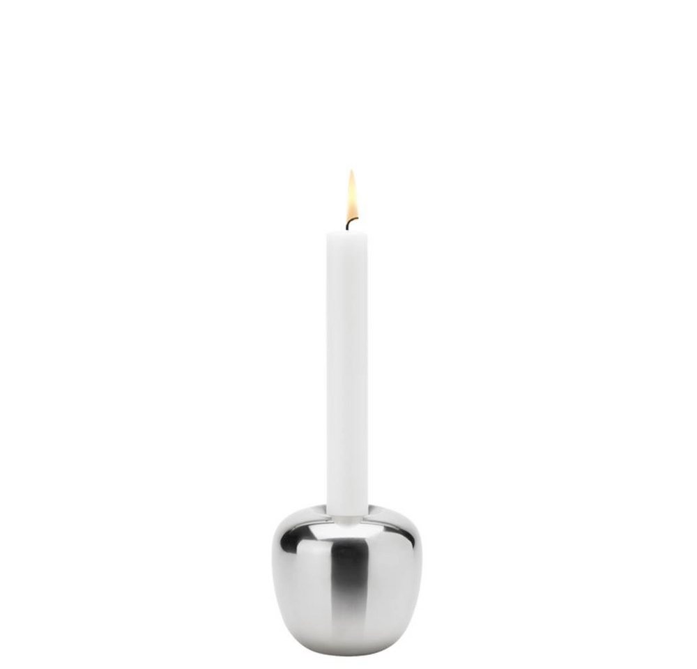 Stelton Kerzenständer Ora, 8 cm, Edelstahl, Kerzenhalter für Tafelkerze von Stelton