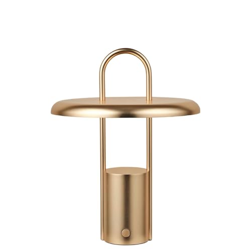 Stelton Pier Portable LED lamp H 25 cm Brass von Stelton