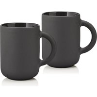 Stelton - Theo Becher 0.35 l, schwarz (2er-Set) von Stelton