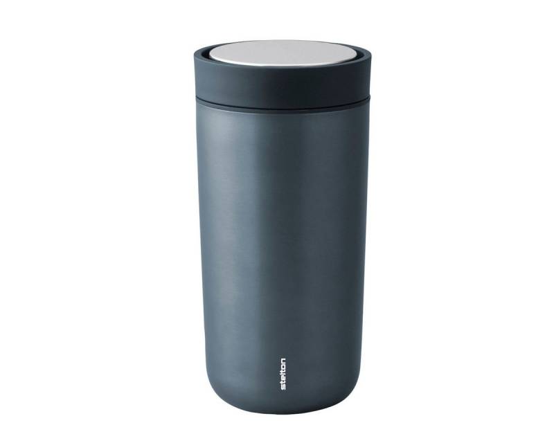 Stelton Thermobecher Trinkbecher To Go Click 0.4 l - Farbwahl, Edelstahl (90 Prozent recycelt), Kunststoff (lebensmittelsicher) von Stelton