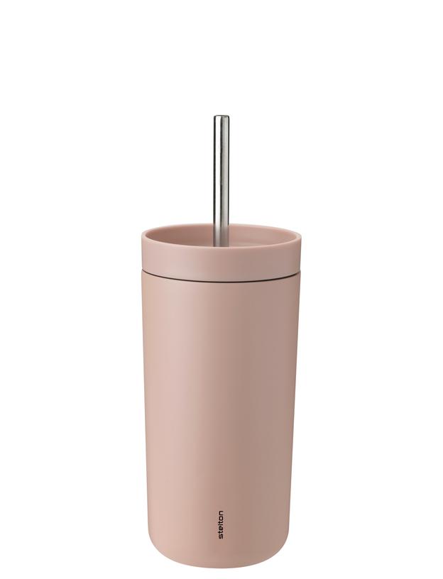 Stelton Thermobecher mit Strohhalm To Go Sip 0,4l in Farbe heather Stelton Thermobecher mit Strohhalm To Go Sip 0,4l in Farbe heather von Stelton
