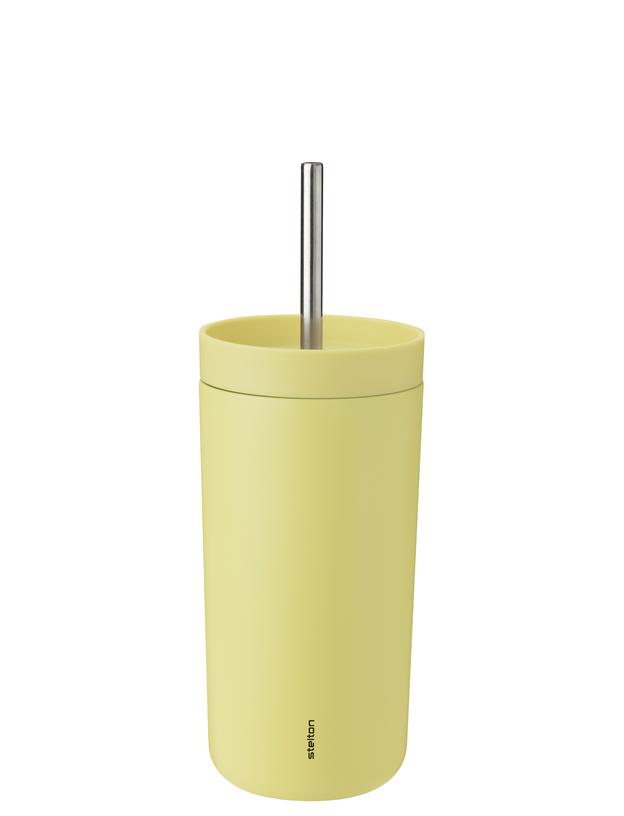 Stelton Thermobecher mit Strohhalm To Go Sip 0,4l in Farbe laevis Stelton Thermobecher mit Strohhalm To Go Sip 0,4l in Farbe laevis von Stelton