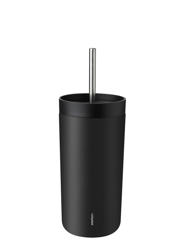Stelton Thermobecher mit Strohhalm To Go Sip 0,4l in Farbe soft black Stelton Thermobecher mit Strohhalm To Go Sip 0,4l in Farbe soft black von Stelton