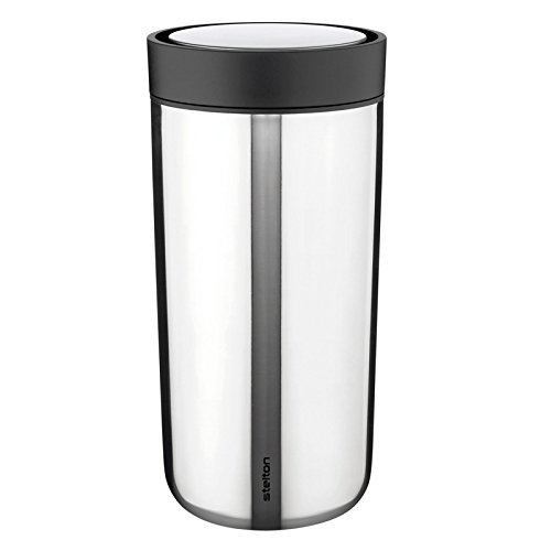 Stelton To Go Click, 0.34 l. -steel Tassen-& Untertassensets, Edelstahl, 9 x 9 x 18 cm von Stelton