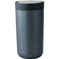 Stelton - To Go Click 0,2 l doppelwandig, blau / metallic von Stelton