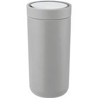 Stelton - To Go Click 0,4 l, doppelwandig, matt hellgrau von Stelton