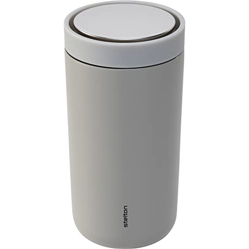 Stelton To Go Click to go Becher 0,2 L soft light grey von Stelton