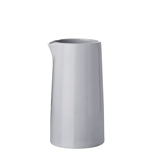 Stelton Emma Milchkännchen - Thermosmilchkännchen aus doppelwandigem glasiertem Steinzeug - 0,3 L - Grau - 8.5x 8.5x16 cm von Stelton