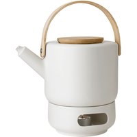 Teekanne & Stövchen Set Theo sand von Stelton