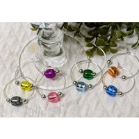 8 Glasmarken Platzieren Markierungen Oder Schmuck Für Stielglas, Tischdekoration, Originelles Geschenk, Personalisierung von Stelycrea