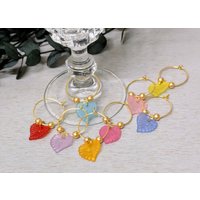 Glasmarkierungen X 8, Schmuck Für Stielglas, Tischdekoration, Originelles Geschenk, Personalisierung Der Gäste, Ortsmarkierungen Glasmarkierungen X 8, Schmuck Für Stielglas, Tischdekoration, Originelles Geschenk, Personalisierung Der Gäste, Ortsmarkierungen von Stelycrea