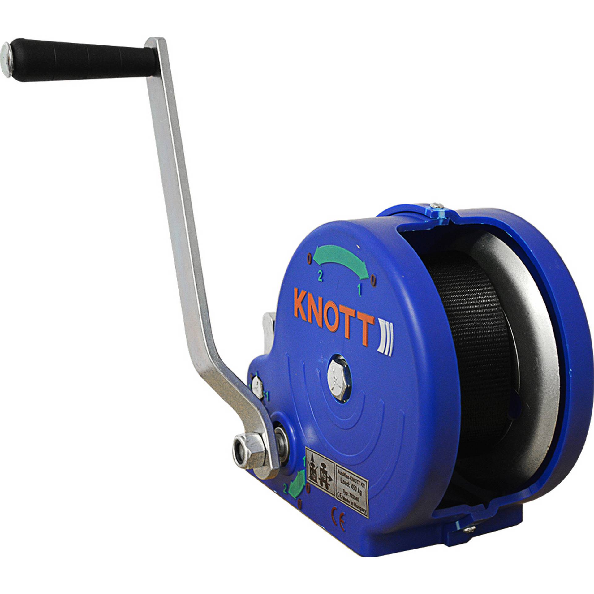 Stema Seilwinde mit 7 m Gurt und Haken bis 450 kg Stema Seilwinde mit 7 m Gurt und Haken bis 450 kg von Stema
