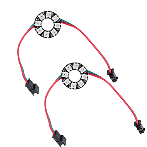 Stemedu 2 STÜCKE 8 LEDs WS2812B 5050 RGB LED Pixel Lampenring DC 5 V Volle magische Farbe Individuell adressierbarer 8 Bit LED Lichtkreis für Arduino Raspberry Pi ESP8266 Stemedu 2 STÜCKE 8 LEDs WS2812B 5050 RGB LED Pixel Lampenring DC 5 V Volle magische Farbe Individuell adressierbarer 8 Bit LED Lichtkreis für Arduino Raspberry Pi ESP8266 von Stemedu