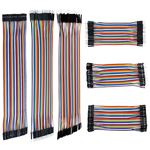 Stemedu 240pcs mehrfarbiges Kabel 20cm 10cm Breadboard Prototyping Drähte 40pin M-M, 40pin M-F, 40pin F-F Jumper Wire Kit für Arduino Raspberry Pi DIY Projekt Stemedu 240pcs mehrfarbiges Kabel 20cm 10cm Breadboard Prototyping Drähte 40pin M-M, 40pin M-F, 40pin F-F Jumper Wire Kit für Arduino Raspberry Pi DIY Projekt von Stemedu