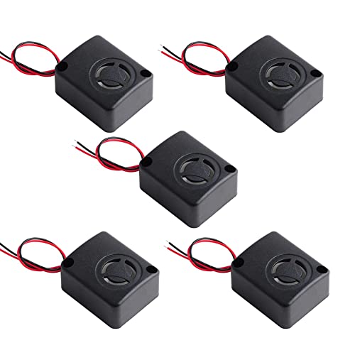 Stemedu 5 STÜCKE DC 3-24 V 110 dB Aktiver Piezo-Summer High-Dezibel Alarmsirene, DC 12 V Elektronische Alarmsirene for Security System von Stemedu