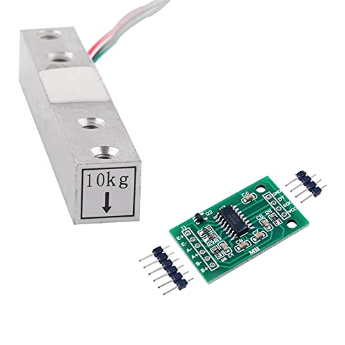 Stemedu Digital Load Cell Weight Sensor HX711 ADC Modul Wägesensor für Arduino DIY Elektronische Waage (10kg, HX711) von Stemedu