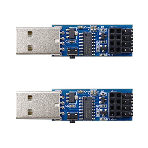 Stemedu 2PCS USB zu ESP8266 Adapter Modul ESP-01 Prog ESP-01S Programmer Downloader CH340C Treiber mit Reset-Taste, einfach zu bedienen Stemedu 2PCS USB zu ESP8266 Adapter Modul ESP-01 Prog ESP-01S Programmer Downloader CH340C Treiber mit Reset-Taste, einfach zu bedienen von Stemedu