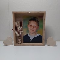 Bilderrahmen I Geschenk Zu Weihnachten Wichtelgeschenk Weihanchten Holzrahmen Zum Geburtstag von Stempelfapi