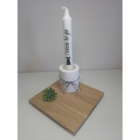 Kerzenhalter 2 in 1 I Geburtstagsgeschenk von Stempelfapi