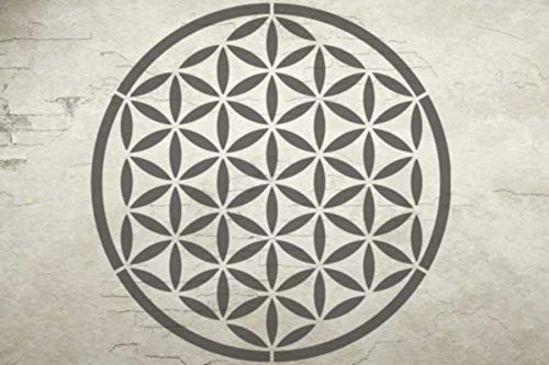Blume des Lebens - flower of life - Kunststoffschablone von stencilBOY