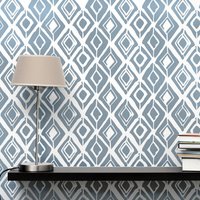 Raue Diamant Tapetenschablone Wiederverwendbare Diy Wohndekoration Raue Diamant Tapetenschablone Wiederverwendbare Diy Wohndekoration von StenciledUp