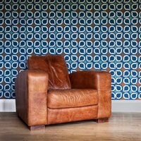 Retro Drops Tapetenschablone Wiederverwendbare 60S Style Wandschablone von StenciledUp