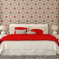 Sich Wiederholende Blumen-Tapetenschablone Großformatige Wiederverwendbare Diy-Innendekoration Sich Wiederholende Blumen-Tapetenschablone Großformatige Wiederverwendbare Diy-Innendekoration von StenciledUp