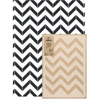 Geometrisch Wiederverwendbare Wandschablone Aus Kunststoff // 65x95cm Chevron Nahtlos Repetitive Allover Muster Vorlage von StencilsNakleo