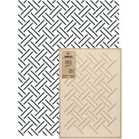 Geometrisch Wiederverwendbare Wandschablone Aus Kunststoff // 65x95cm Korbflechtmuster Nahtlos Repetitive Allover Muster Vorlage Geometrisch Wiederverwendbare Wandschablone Aus Kunststoff // 65x95cm Korbflechtmuster Nahtlos Repetitive Allover Muster Vorlage von StencilsNakleo
