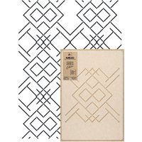 Geometrisch Wiederverwendbare Wandschablone Aus Kunststoff // 65x95cm Lines #2 Nahtlos Repetitive Allover Muster Vorlage von StencilsNakleo