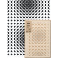 Geometrisch Wiederverwendbare Wandschablone Aus Kunststoff // 65x95cm Wiener Geflecht Nahtlos Repetitive Allover Muster Vorlage von StencilsNakleo