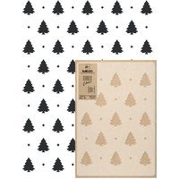 Wiederverwendbare Wandschablone Aus Kunststoff // 65x95cm Firs Nahtlos Repetitive Allover Muster Vorlage von StencilsNakleo