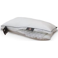 Stendebach Nackenstützkissen "S-Loft Spring, Allergiker geeignet (Hausstauballergiker)", Füllung: 100% Polyester, Taschenfederkern, Bezug: Baumwolle, (1 St.), unterschiedlich dicke Kissen-Lagen von Stendebach