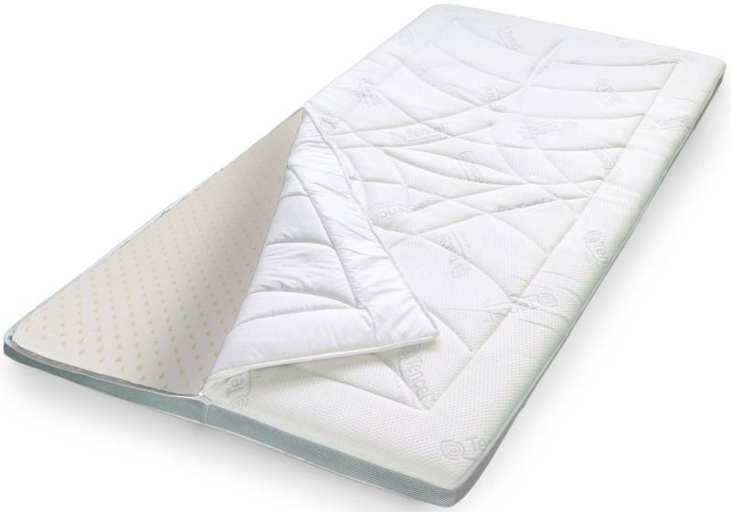 Stendebach, Topper Topper Softtop Luxus TENCEL™ Latex, 90x200cm und weitere Größen, 8 cm hoch, Latex, Allergiker geeignet (Hausstauballergiker), Feuchtigkeitstransport von Stendebach