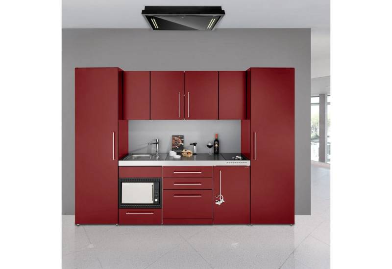 Stengel Küchenzeile 300 cm Küchenblock mit Elektrogeräten, Exklusive Metallküche, Luxuriöses Design, langlebige Materialien, top Komfort. von Stengel