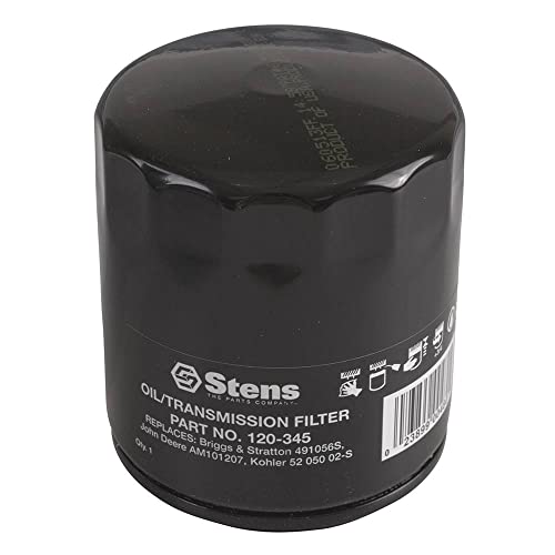 STENS 120-345 Ölfilter ersetzt Kohler 52 050 02-S Grasshopper 100802 Briggs & Stratton 491056 Jacobsen 5000440 John Deere AM101207 Onan 122-0645 Koffer C26191 Woods 70939 von STENS