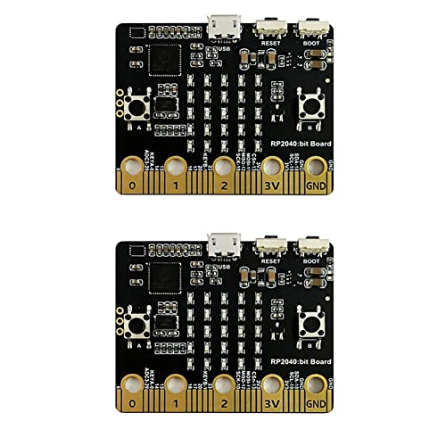 Steowsey 2 STÜCKE für RP2040 Bit-Motherboard, Kompatibel mit BBC Microbit Shape Python-Programmier-Motherboard Steowsey 2 STÜCKE für RP2040 Bit-Motherboard, Kompatibel mit BBC Microbit Shape Python-Programmier-Motherboard von Steowsey