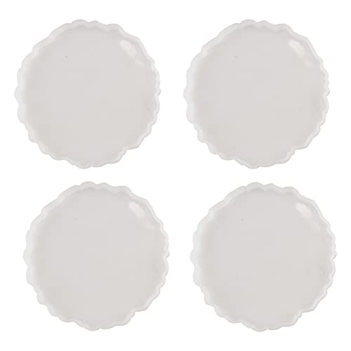 Steowsey 4 StüCk Silikonachat Untersetzer Harzguss Herstellung Form, Untersetzer Epoxidformen DIY, Home Decoration von Steowsey