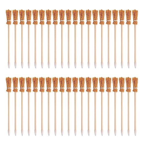Steowsey 40 StüCk Hexenbesen Bleistifte für Halloween Besenstiel Kugelschreiber Bleistifte Halloween Favors Hexenbesen Prop Schreiben von Steowsey