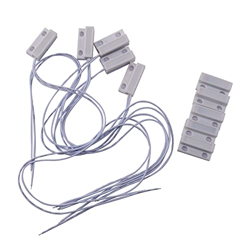 Steowsey 5 Stücke -38 Draht Tür Sensor Magnet Schalter Für Haus Alarm Anlage, Wenn Sensor Zusammen, Normalerweise Geschlossen Nc Steowsey 5 Stücke -38 Draht Tür Sensor Magnet Schalter Für Haus Alarm Anlage, Wenn Sensor Zusammen, Normalerweise Geschlossen Nc von Steowsey