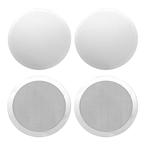Steowsey Kaffee Filter für Kaffee Maschine Wiederverwendbarer Kaffee Filter 2 Typen Waschbare Edelstahl Netz Mikro Filter Steowsey Kaffee Filter für Kaffee Maschine Wiederverwendbarer Kaffee Filter 2 Typen Waschbare Edelstahl Netz Mikro Filter von Steowsey