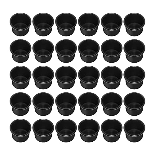 Steowsey Kerzenhalter für Spitzkerzen, Kerzenhalter, Teelichter, Kerzeneinsatz für Tischkerzen, Kerzenhalter 30 StüCk Schwarz Steowsey Kerzenhalter für Spitzkerzen, Kerzenhalter, Teelichter, Kerzeneinsatz für Tischkerzen, Kerzenhalter 30 StüCk Schwarz von Steowsey