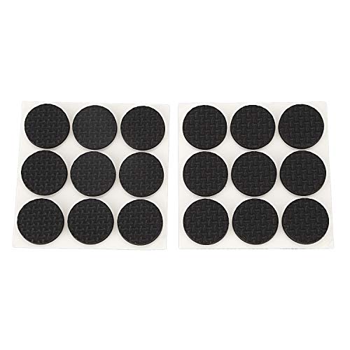 Steowsey R 18 Stueck Rutschmatte Schaum Tisch Stuhl Legging Auflage Schutz - Schwarz von Steowsey