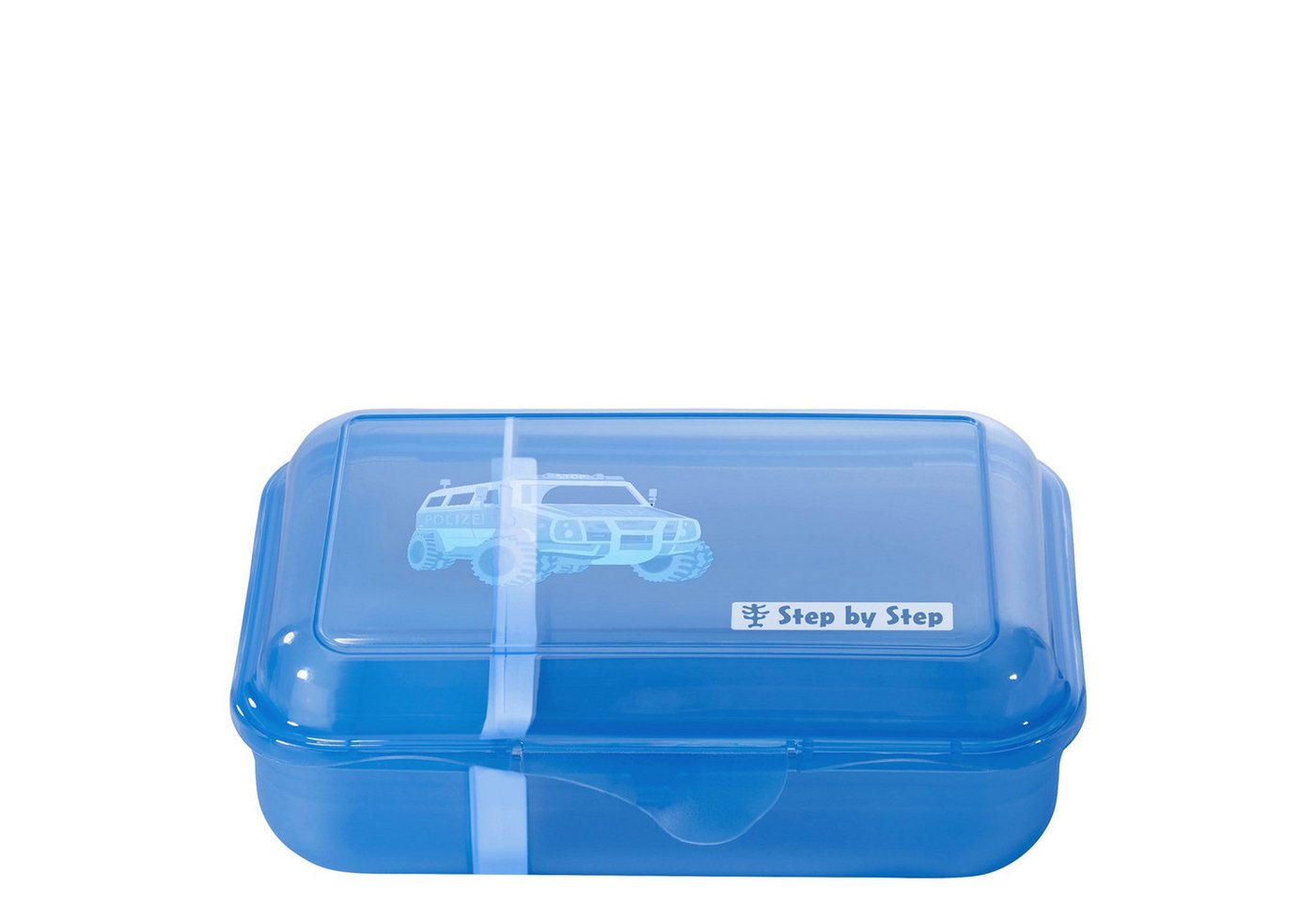 Step by Step Lunchbox Zubehör Lunchbox 17.5 cm - Brotzeitbox (Police Truck Charly) von Step by Step