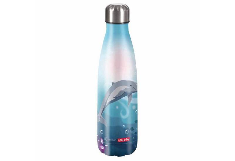 Step by Step Trinkflasche Isolierte Edelstahl - Trinkflasche 500ml (Dolphin Pippa) von Step by Step