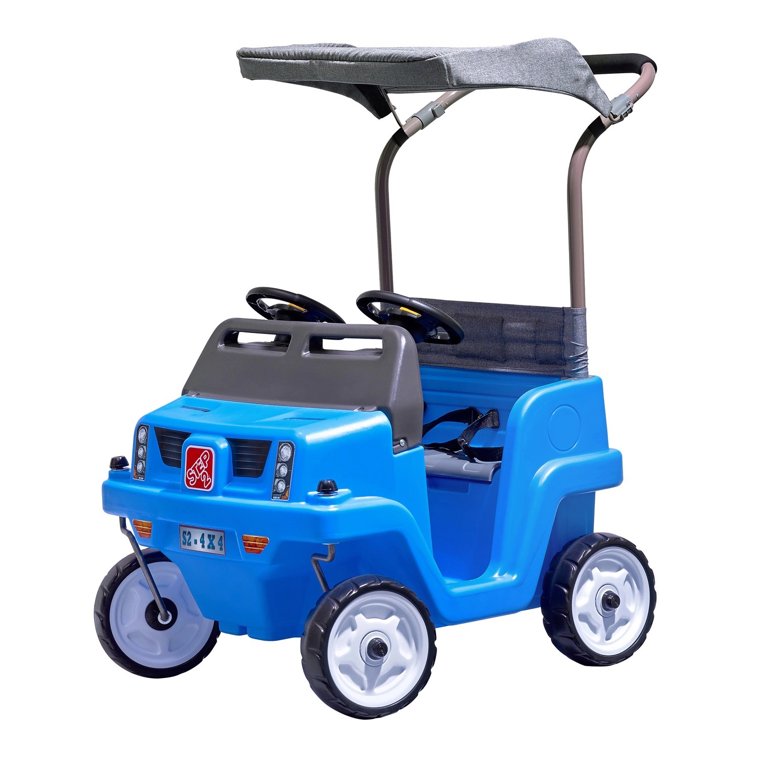 Step2 Kinderfahrzeug Side-By-Side Push Around SUV Blau von Step2