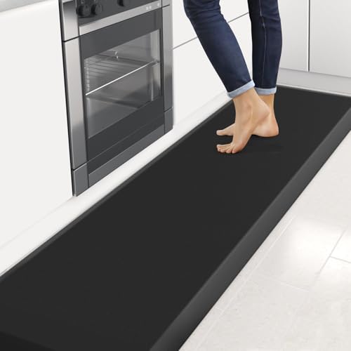 StepRite Küchenmatten für den Boden, 11,2 cm dick, rutschfest, dicker, schmutzabweisend, wasserdicht, Komfort, Anti-Ermüdung, Bodenmatte für Zuhause, Küche, Büro, Schwarz, 274 x 76 cm StepRite Küchenmatten für den Boden, 11,2 cm dick, rutschfest, dicker, schmutzabweisend, wasserdicht, Komfort, Anti-Ermüdung, Bodenmatte für Zuhause, Küche, Büro, Schwarz, 274 x 76 cm von StepRite