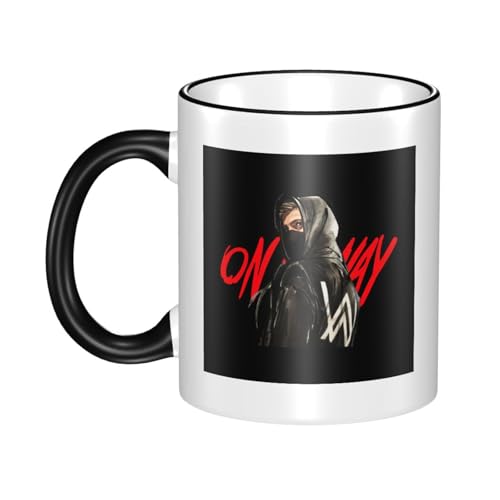 Alan DJ Tasse Walkers Fan Tasse - Hip Hop-Grafikbecher, feines Porzellan, Geschenk für den Musikfan, Geschenk für Papa, ihn, Mann, Keramik, 330 ml Alan DJ Tasse Walkers Fan Tasse - Hip Hop-Grafikbecher, feines Porzellan, Geschenk für den Musikfan, Geschenk für Papa, ihn, Mann, Keramik, 330 ml von Stepgrais
