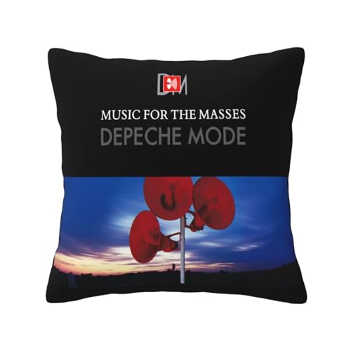 De&PE&Che Music Band Kissenbezug, Vintage-Kissenbezug für Wohnzimmer, Schlafzimmer, Sofa, Stuhl 18"x18" De&PE&Che Music Band Kissenbezug, Vintage-Kissenbezug für Wohnzimmer, Schlafzimmer, Sofa, Stuhl 18"x18" von Stepgrais