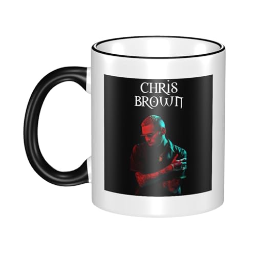Singer Chris tassen, Musikliebhaber-Tassen als Geschenk, feine Porzellantasse für Tee und Kaffee, modisch bedruckte Fans-Tasse, perfekt für jeden – Love Music, 330 ml von Stepgrais